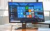 Foto de monitor curvo.