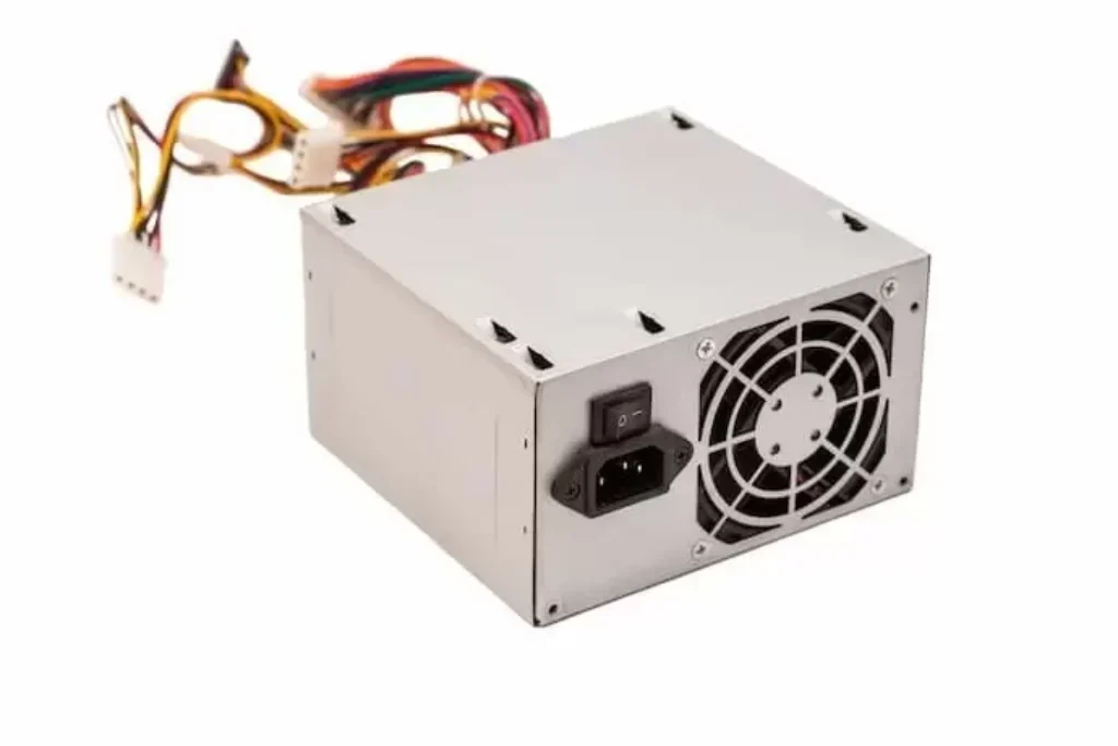 Fonte de computador simples.